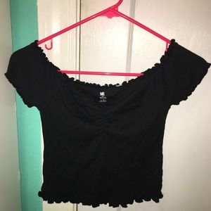 off the shoulder shirt